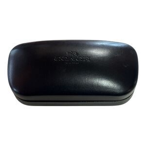Authentic COACH Sunglasses Hard Case - Black Clam Shell - Eyeglasses - NEW YORK